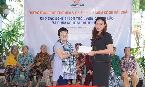 Tập đoàn Hưng Thịnh mang yêu thương đến Viện dưỡng lão Nghệ sĩ và Chùa Nghệ sĩ tại TP.HCM